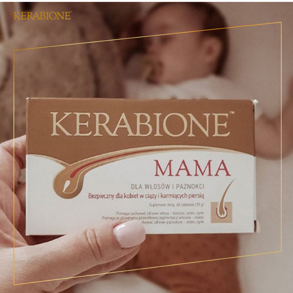 kerabione mama na wypadanie włosów po porodzie